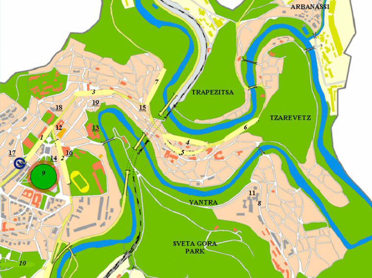 Map of City Centre